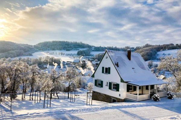 Das Ferienhaus im Winterkleid!